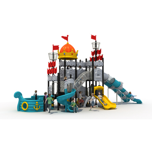 Aire de jeux pour enfants en forme de bateau pirate, aire de jeux extérieure, équipement pour enfants commercial, vente directe d'usine - Product Image 6