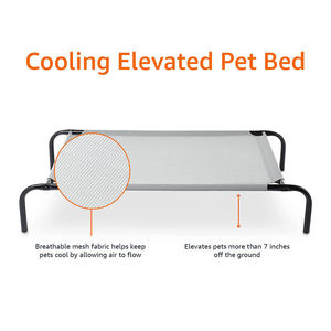 Cama grande de Metal para perro, nido de Mascota, cama lavable de tela transpirable elevada para perros, venta al por mayor - Product Image 4