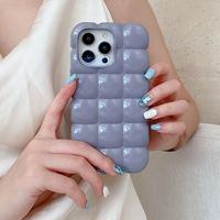Ins Macaron oeuf bouffée TPU Protection souple antichoc accessoires de téléphone portable couvre étui pour iPhone 11 12 13 14 15 16 Pro Max