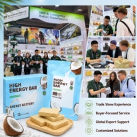 Biscuits Comprimés à la Noix de Coco en Gros, Ration Alimentaire d'Urgence HALAL, Saveur Tropicale, Biscuits de Survie, Approvisionnement Direct Usine