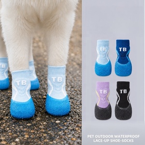 Calcetines Impermeables para Perros y Gatos, Cálidos, <span class=keywords><strong>de</strong></span> Poliéster con Revestimiento <span class=keywords><strong>de</strong></span> Goma, Resistentes al Desgaste y a <span class=keywords><strong>la</strong></span> Suciedad, para Todas las Estaciones, Diseño Británico - Product Image 2