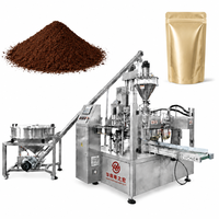 Machine d'emballage de fromage en poudre entièrement automatique certifiée pour sachets préformés à fermeture éclair, en acier inoxydable 304, faible bruit, longue durée de vie