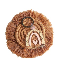 Ổ Đĩa An Toàn Boho Cầu Vồng Phổ Biến Cá Nhân Dây Móc Khóa Tùy Chỉnh Nhựa Phụ Kiện Thời Trang Móc Chìa Khóa Acrylic Keychain Cầu Vồng - Product Image 4