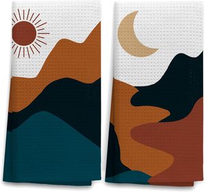 Tùy Chỉnh In Waffle Dệt Sợi Nhỏ Nhà Bếp Khăn Làm Sạch Nhà Bếp Khăn Cá Nhân Khăn Trà - Product Image 1