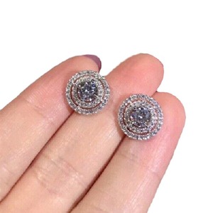 Orecchini a Perno Geometrici Eleganti, Gioielli per Orecchie dal Look Raffinato e Scintillante per Donne, Accessorio Chic per Feste, Uso Quotidiano e Regalo - Product Image 5