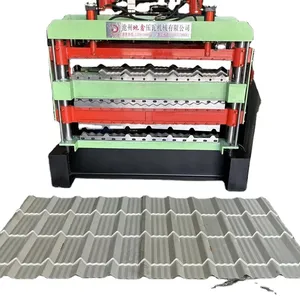 Macchine per la produzione di piastrelle per pavimento in ceramica a pavimento rialzato macchina per fogli di ferro muro a secco macchina rivestimento tetto formatura