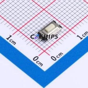 YTS1C0052AWG00 Tactile Switch SMD,6.1x3.6mm Switch Single Pole Single Throw Rectangle Button 2.5N Vertical Mount - Product Image 1