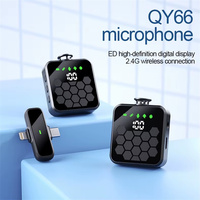 Micrófono Inalámbrico Profesional 3 en 1 con Dos Micrófonos Lavalier Inalámbricos para Teléfono Móvil, Equipo para Transmisión en Vivo en Línea