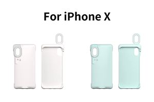 Nouvelle lampe LED d'appoint pour selfie, anneau lumineux, coque de téléphone portable antichoc, protection pour 11/12/XS, design couleur unie, ABS+PC - Product Image 5