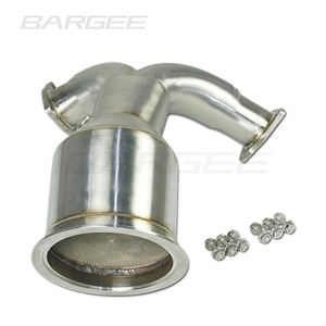 Bargee <span class=keywords><strong>Megna</strong></span> Flow tuyau de descente d'échappement pour audi B9 S5 S4 V6 3.0T 2018 ~ UP système d'échappement tuyaux d'échappement de voiture - Product Image 4