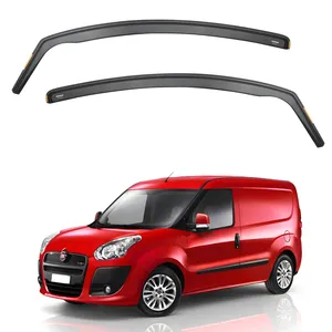 Deflettori Vento per <span class=keywords><strong>Fiat</strong></span> <span class=keywords><strong>Doblo</strong></span> MK2 2010-2022 Set 2 Pezzi <span class=keywords><strong>Accessori</strong></span> Visiere - Product Image 1
