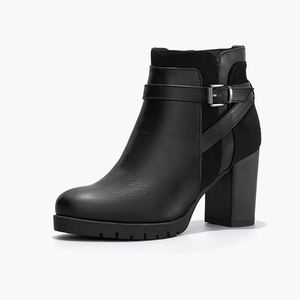 Bottes en cuir véritable confortables pour femmes, chaussures tendance et résistantes, meilleures ventes - Product Image 5