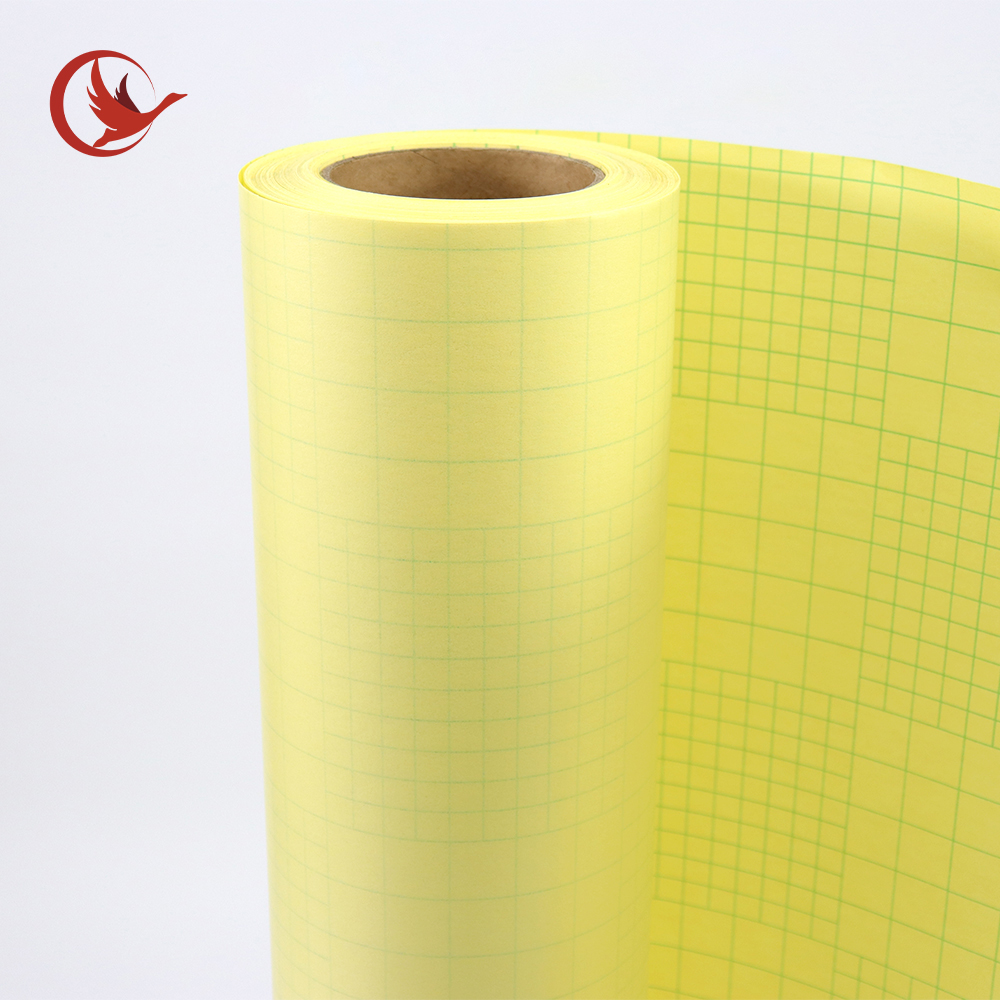 Glossy Matte PVC Transparent Yellow Cold Laminated Self-adhesive Plastic Film