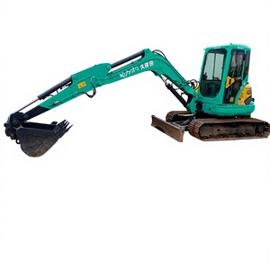 รถขุดตีนตะขาบ KX161 ZCP II ขนาด 6 ตัน พร้อมบุ้งกี๋ขุดขนาด 0.2 ลูกบาศก์เมตร มือสอง สีเขียวและสีเหลือง - Product Image 2