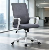 Chaise ergonomique en maille pour soutien lombaire au milieu du dos Chaise ergonomique de bureau Chaise ergonomique pivotante ergonomique
