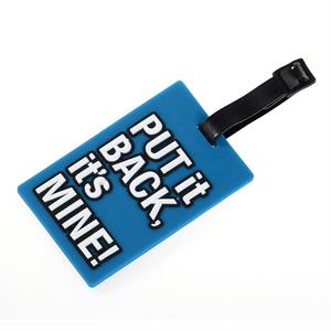 Logotipo personalizado PVC goma reclamo comprobar etiqueta de equipaje - Product Image 2