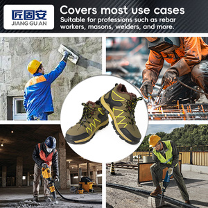 Calzature Protettive Industriali in Microfibra con Suola in Gomma, Resistenti agli Impatti, con Puntale in Acciaio per Cantieri Edili e Infrastrutturali - Product Image 3