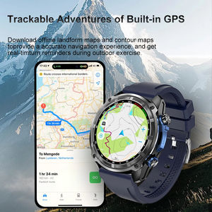 Montre connectée Hot DT G1SmartWatch Android AMOLED GPS avec suivi par 6 satellites, navigation sportive, étanche à 3 <span class=keywords><strong>ATM</strong></span>, boussole, fréquence cardiaque, suivi du sommeil - Product Image 4