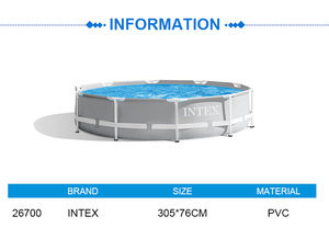 <span class=keywords><strong>INTEX</strong></span>-<span class=keywords><strong>piscina</strong></span> inflable para niños, 26700, 10 pies X 30 pulgadas, jardín, exterior, diseño simple - Product Image 2