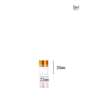 Tubes en verre pour voyage et affichage de taille personnalisée résistants aux enfants avec couvercles à vis - Product Image 6