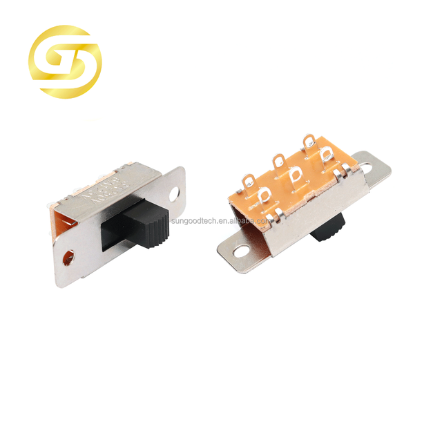 SS-23F19 High Current Slide Switch 6-pin ON-OFF-ON SS-23F19G7 3A/250V 6A/125V for Toys Electric Heater Car Refrigerator Switch