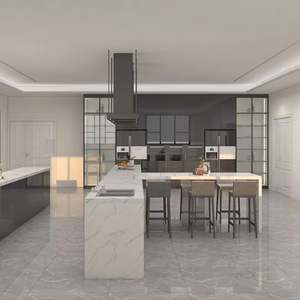 Diseños de Muebles de Cocina Modernos en Blanco con Construcción de Madera Contrachapada y MDF, Espacio Multifuncional para un Hogar con Estilo - Product Image 1