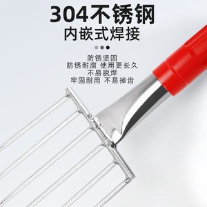 Cpai Garden Rake Stainless Steel 7 Tine For Home Gardening Tools - Product Image 5