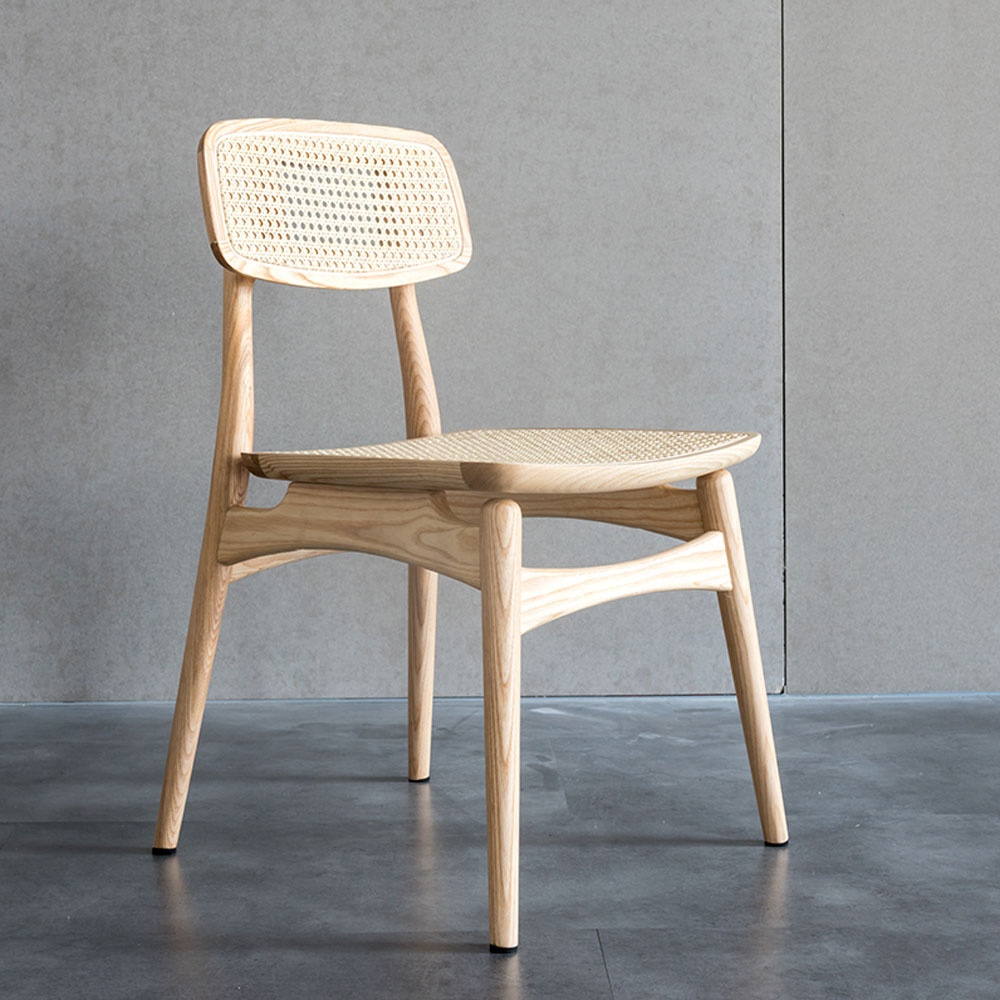 wholesale High Back Wood Luxury Nordic Chair Home Furniture Rattan Wicker Chairs Wooden Dining Chairs