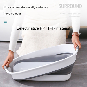 Bồn Tắm Gấp Gọn Bằng Nhựa Tiết Kiệm Không Gian Đồ Dùng Bồn Tắm Em Bé Tiện Dụng Bồn Tắm Gấp Bằng Silicon Vệ Sinh Cho Chó Thú Cưng - Product Image 6