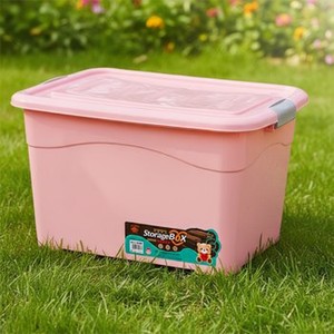 大容量70L ホットセール プラスチック収納ボックス キャスター付き 頑丈なプラスチック収納コンテナ - Product Image 1