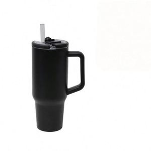 Logotipo Personalizado Promocional de 40oz. Vaso Térmico de Viaje con Aislamiento al Vacío y Pajita, Vasos de Acero Inoxidable para Eventos Deportivos y del Campus - Product Image 4