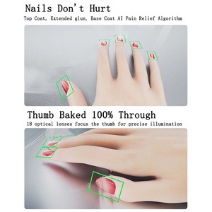 Đèn làm móng AI mới, đèn sấy móng, không gây hại cho tay, chiếu sáng trị liệu bằng ánh sáng, đèn UV làm móng - Product Image 5