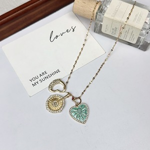 Collar gargantilla vintage con capas de girasoles <span class=keywords><strong>azules</strong></span> para <span class=keywords><strong>mujer</strong></span>, un accesorio de collar de clavícula lujoso y sofisticado. - Product Image 5