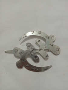 Accessoires de pince à cheveux plaqués argent à la mode dernière conception 100 pièces épingle à cheveux bébé/Z fabrication épingles à cheveux élégantes pour les enfants - Product Image 3