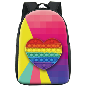 Mochila <span class=keywords><strong>Pop</strong></span> <span class=keywords><strong>It</strong></span> Fidget a la Moda con Logotipo Personalizado, <span class=keywords><strong>Mochilas</strong></span> <span class=keywords><strong>Escolares</strong></span> con Diseño <span class=keywords><strong>de</strong></span> Puntos para Niñas y Niños - Product Image 3