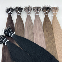 Extensions de cheveux indiens vierges bouclés exotiques pré-collées à la kératine, avec micro-anneaux et nano-anneaux, en cheveux humains Remy Sunshine