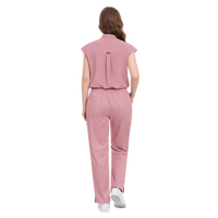 42393 Set Scrub Kustom; Seragam Medis Berkualitas Tinggi Blus Sutra Untuk Wanita Pakaian Profesional Bahan Chiffon