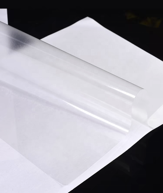 Recyclable Transparent Coated Paper Sticker Label 4 Inkjet Digital Printing Waterproof Film Self Adhesive (20 Pcs/pack)
