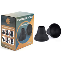 Ramasseur de balles de pickleball portable en silicone, accessoire de sport extérieur, pas besoin de se pencher, ventouse universelle, attrape-balles en nid d'abeille