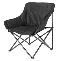 Chaise lune moderne pliable rembourrée avec logo personnalisé, cadre en acier robuste, tissu Oxford avec poche latérale pour utilisation en extérieur et sur la plage