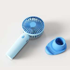 ミニ3速調節可能ファン<span class=keywords><strong>USB</strong></span>充電式デスクファン1200mAhバッテリー容量ハンドヘルドポータブルポケットファン - Product Image 3