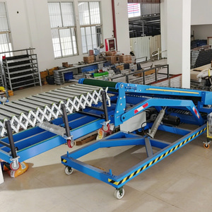 Hệ thống bến xếp hàng có thể điều chỉnh với băng tải chở hàng cho hoạt động vận chuyển trong kho - Product Image 1