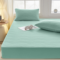 Drap-housse matelassé imperméable pour literie, protège-matelas