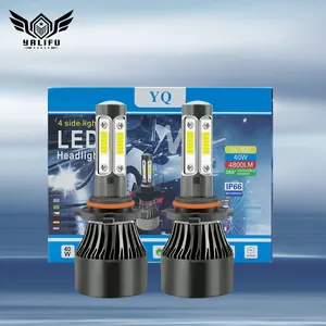Lampu Mobil Tahan Air X7 H7 Lampu LED H3 H4 H11 9005 9006 Bola Lampu Mobil 8000 Lumen 6000K Bohlam Lampu Depan untuk Semua Mobil