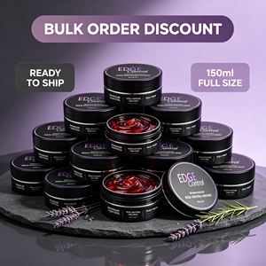 Gel Coiffant Sans Alcool pour Femmes, Fixation Forte 24h, <span class=keywords><strong>Cire</strong></span> Coiffante pour Contrôle des Bords, Personnalisez Votre Propre Logo de Marque - Product Image 1