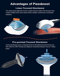 Dispositivo Profesional de Fisioterapia Piezowave para Mascotas, Veterinarios, ESWT, Máquina de Terapia de Ondas de Choque Enfocadas, Rehabilitación Veterinaria - Product Image 2