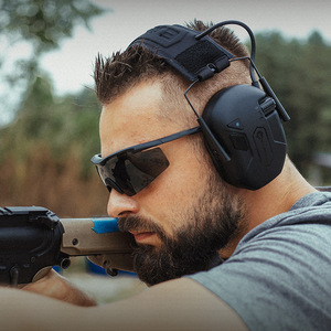 高品質Bluetooth芝刈り機耳マフ聴覚保護ヘッドセット戦術的なイヤーマフ射撃狩猟用イヤーマフ - Product Image 3