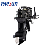 Nouveau moteur hors-bord électrique à essence 50HP 60HP 2 temps avec système d'inclinaison à poignée moteur de contrôle à distance/motoculteur pour bateaux