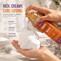 Mousse coiffante en gros pour cheveux bouclés, mousse capillaire pour soins et coiffage, supporte l'étiquetage personnalisé