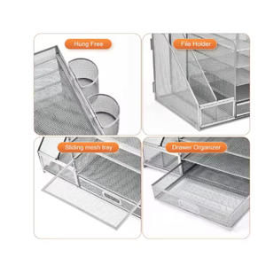 OEM مع حامل ملف منظم ورقي من 5 طبقات بدرج منزلق ودرج 2 حرف - Product Image 6
